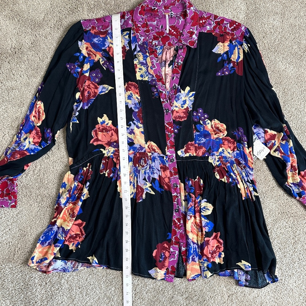 NWT- Free People Women’s Brunch A Bunch Boho Tunic- Medium - Picture 15 of 15